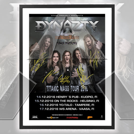 Dynazty ★ Titanic Mass Finland 2016 (tour poster - 3 variations)