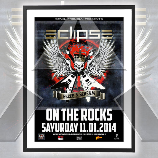 Eclipse ★ Helsinki Finland 2014 (tour poster)