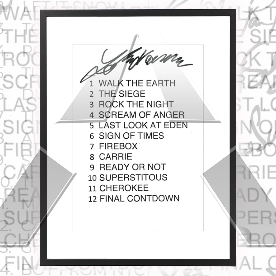 Europe ★ Lieto Finland 2021 (setlist - 2 variations)