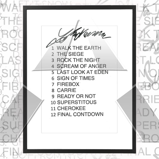 Europe ★ Lieto Finland 2021 (setlist - 2 variations)