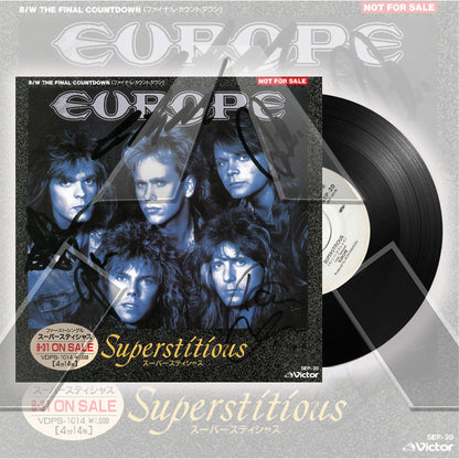 Europe ★ Superstitious (vinyl single - 2 variations)