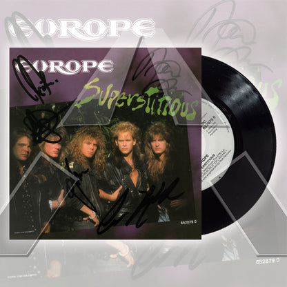 Europe ★ Superstitious (vinyl single - 2  variations)