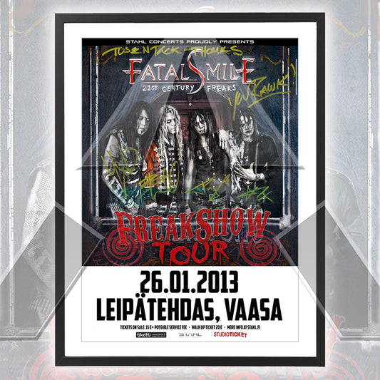 Fatal Smile ★ Vaasa Finland 2013 (tour poster - 3 variations)