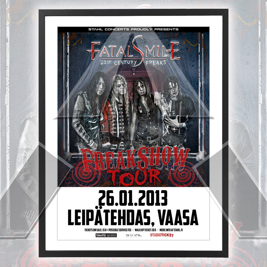Fatal Smile ★ Vaasa Finland 2013 (tour poster - 3 variations)