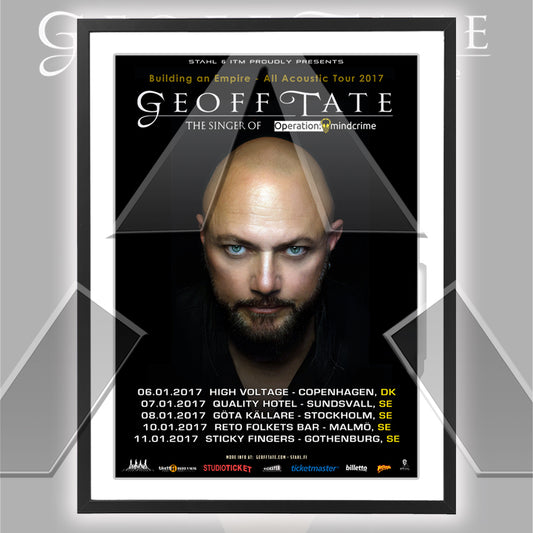Geoff Tate ★ Nordic 2017 (tour poster - 3 variations)