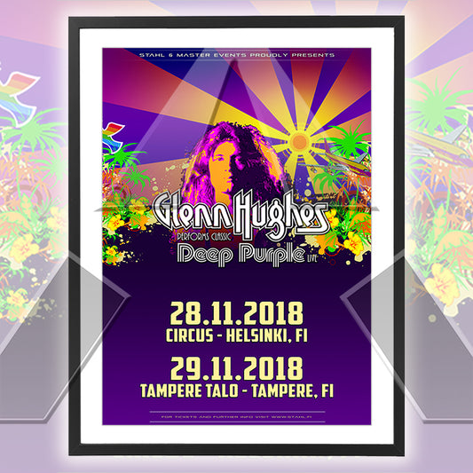 Glenn Hughes ★ Finland 2018 (tour poster)