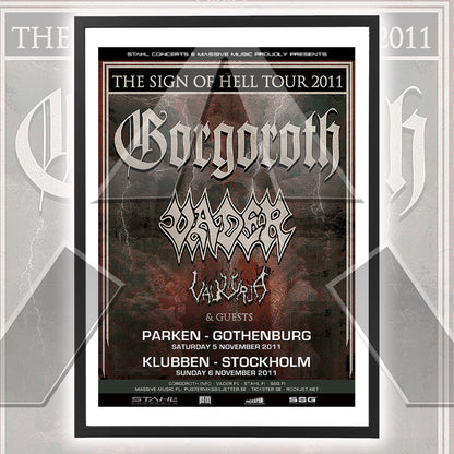 Gorgoroth ★ Sweden 2009 ★ (tour poster)