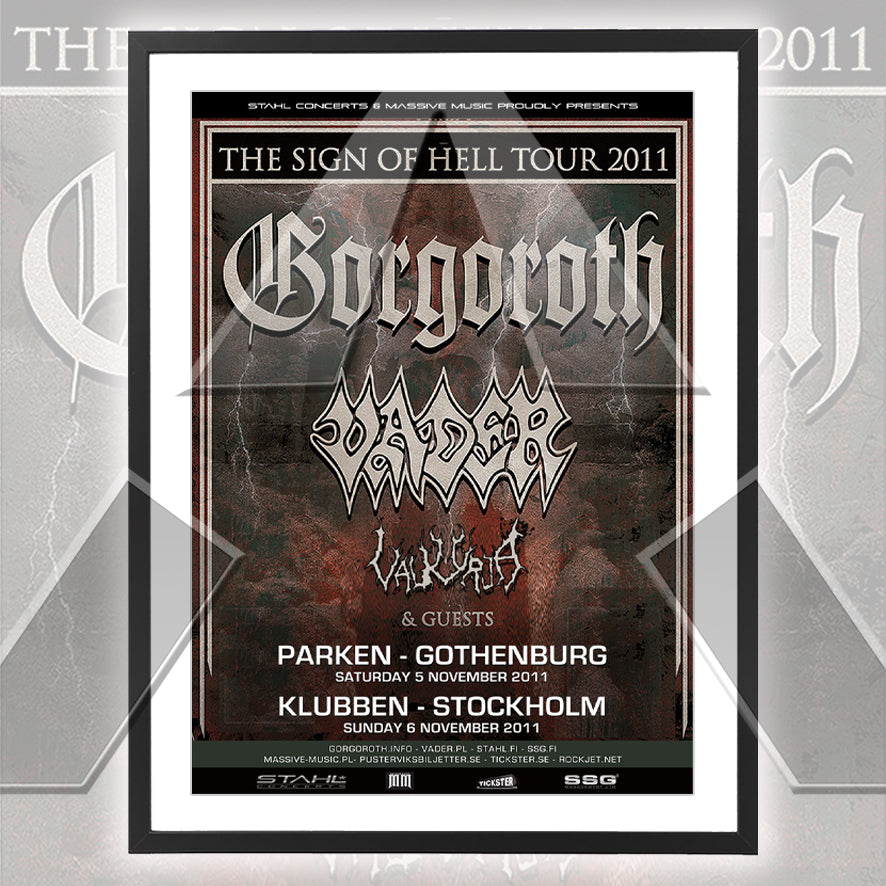 Gorgoroth ★ Sweden 2009 ★ (tour poster)