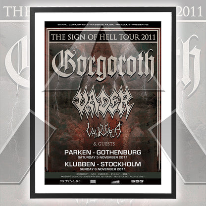 Gorgoroth ★ Sweden 2009 ★ (tour poster)