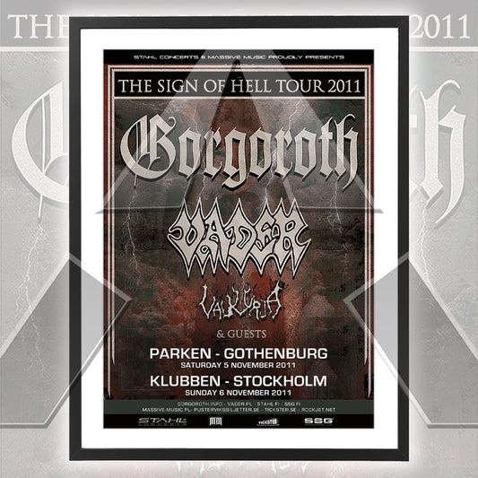 Gorgoroth ★ Sweden 2009 ★ (tour poster)