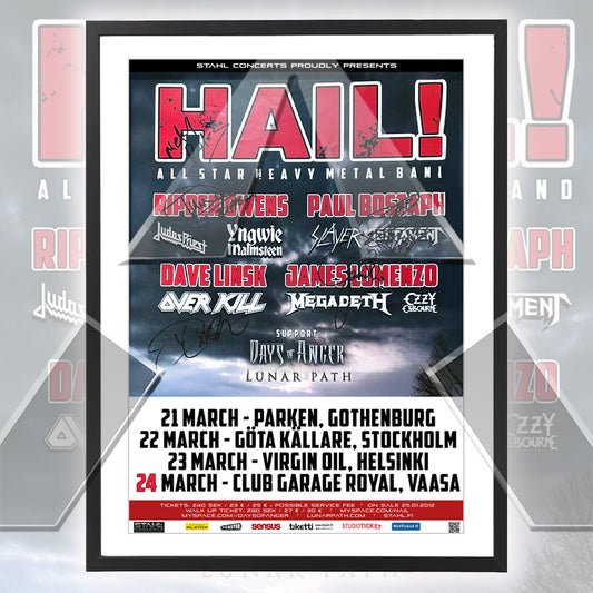 Hail ★ Nordic 2012 (tour poster - 3 variations)