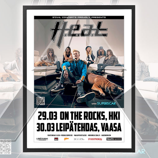 H.e.a.t ★ Finland 2013 (tour poster)