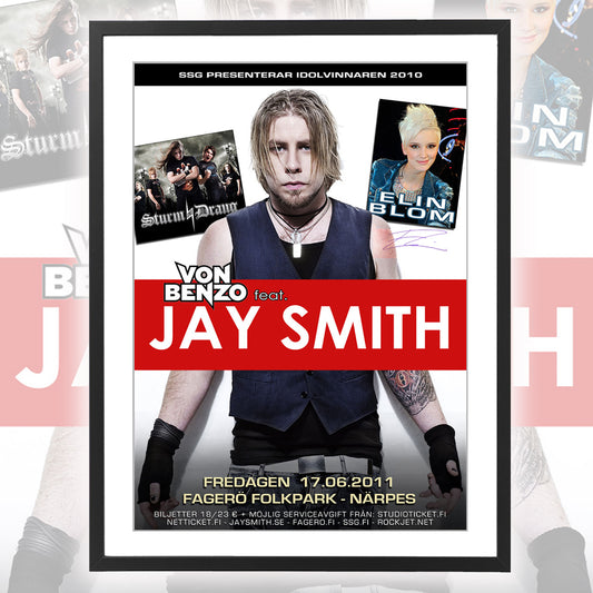 Jay Smith ★ Närpiö Finland 2011 (tour poster  - 3 variations)