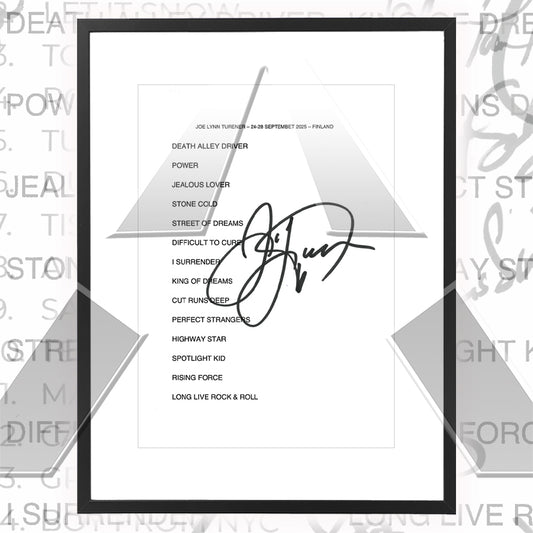 Joe Lynn Turner ★ Finland 2025 (setlist - 2 variations)