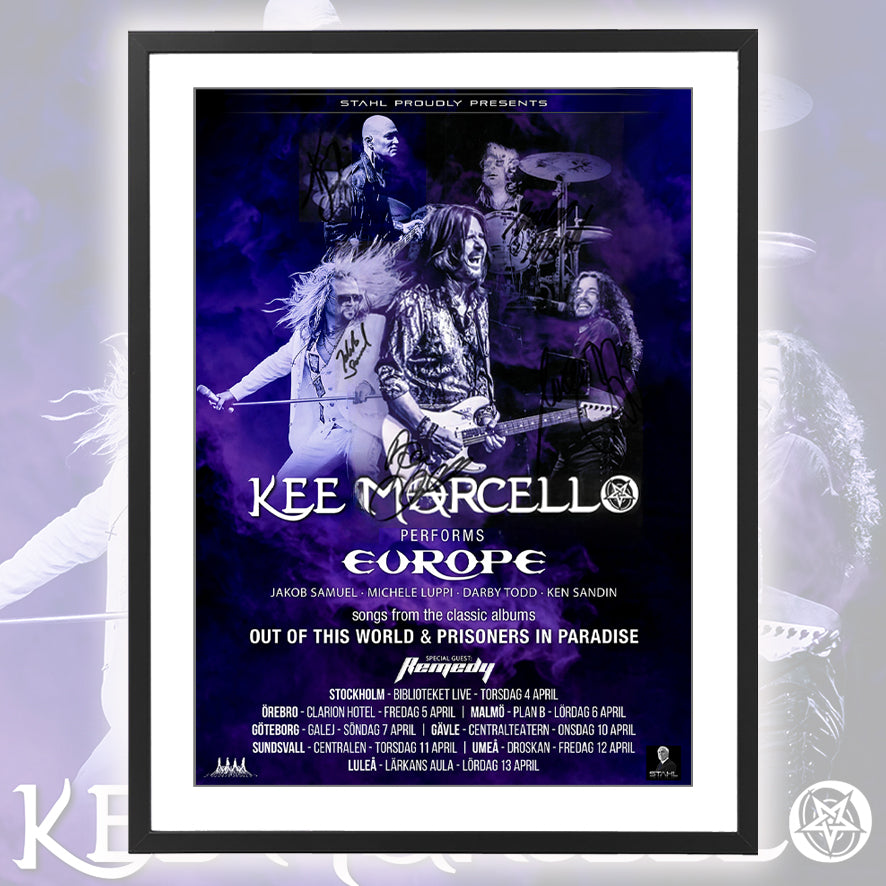 Kee Marcello ★ Sweden 2024 (tour poster - 3 variations)