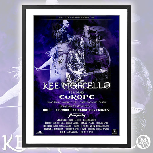 Kee Marcello ★ Sweden 2024 (tour poster - 3 variations)