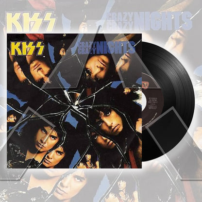 Kiss ★ Crazy Crazy Nights (vinyl single - 2 variations)