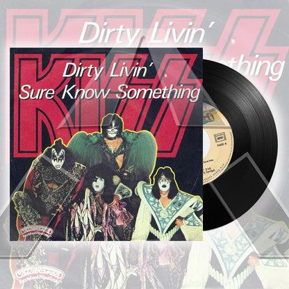 Kiss ★ Dirty Libin´ (vinyl single - 2 variations)