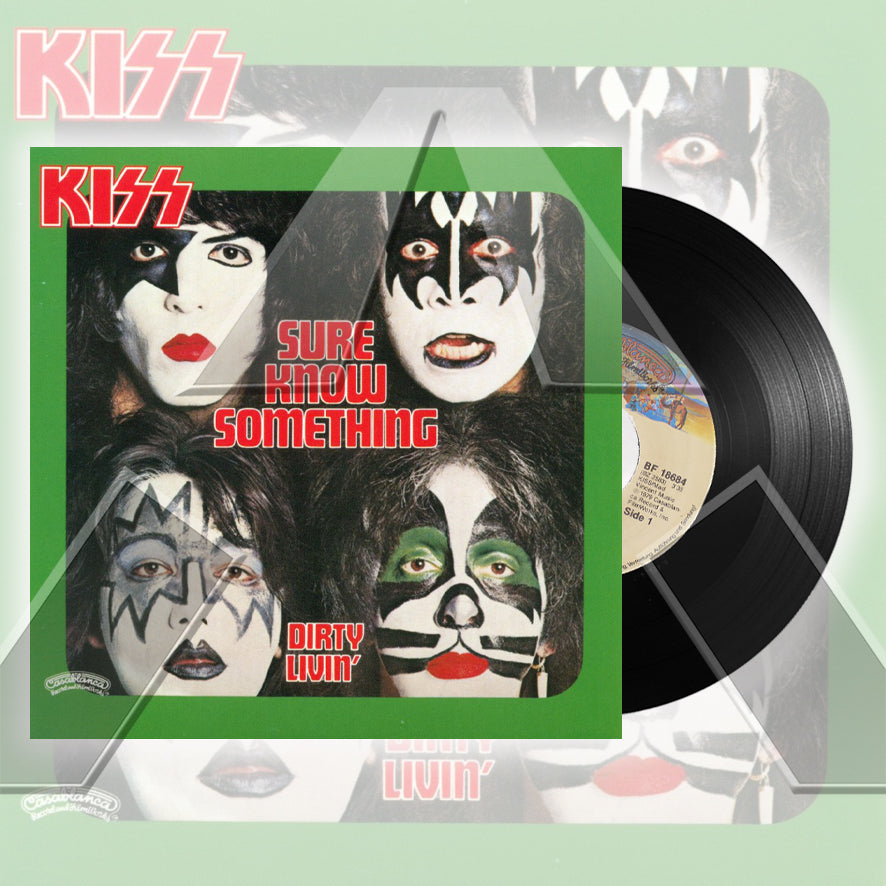 Kiss ★ Sure Know Something (vinyl single - 2 variations)