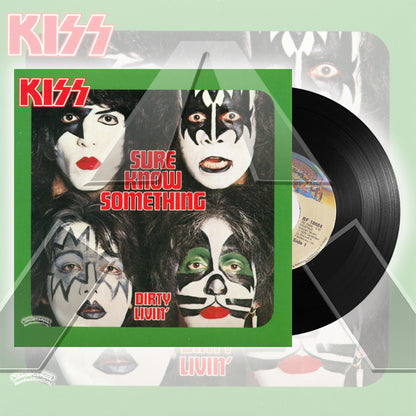 Kiss ★ Sure Know Something (vinyl single - 2 variations)