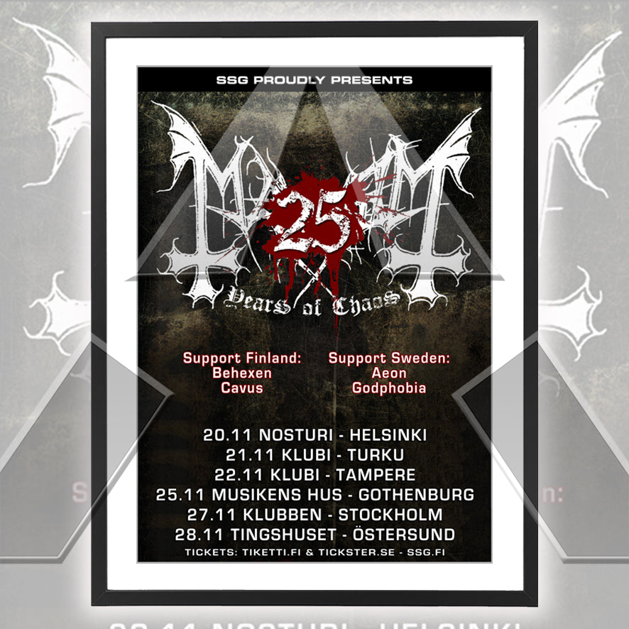 Mayhem ★ Nordic 2009 (tour poster)