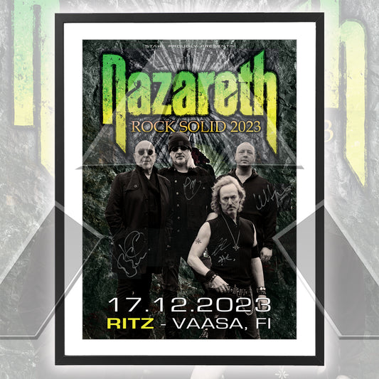 Nazareth ★ Vaasa Finland 2023 (tour poster - 3 variations)