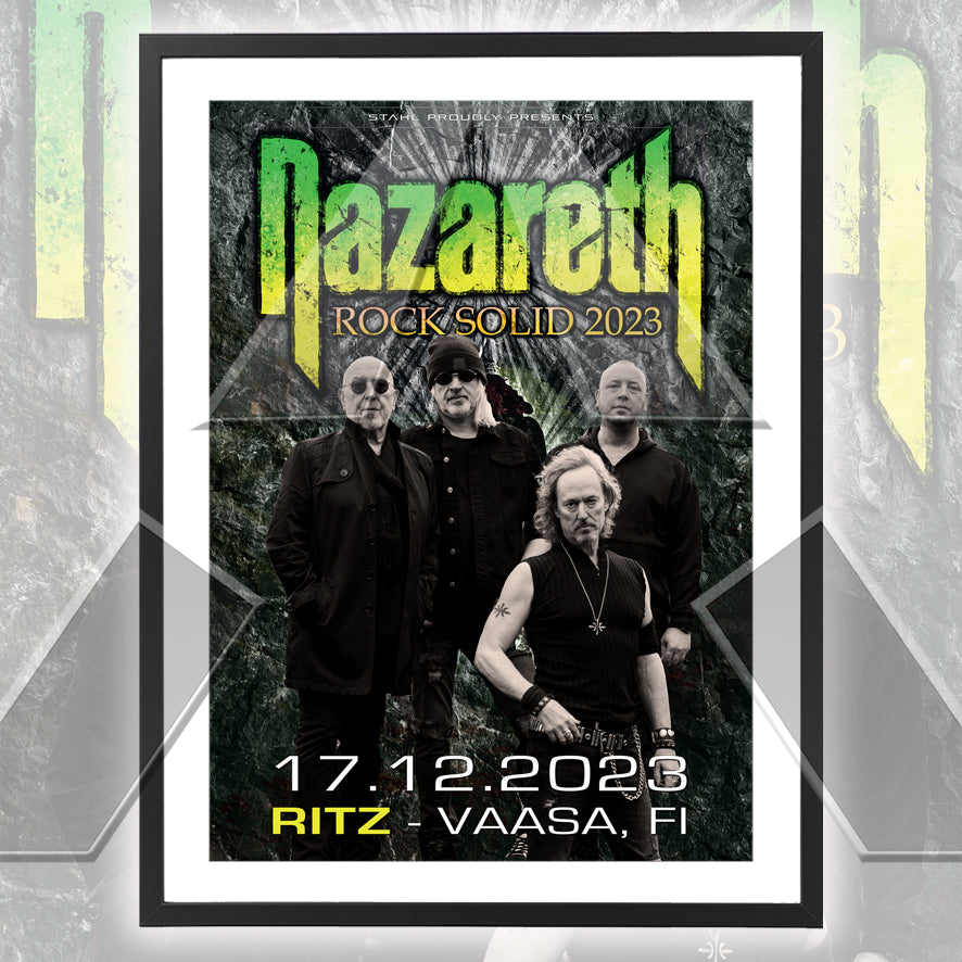 Nazareth ★ Vaasa Finland 2023 (tour poster - 3 variations)