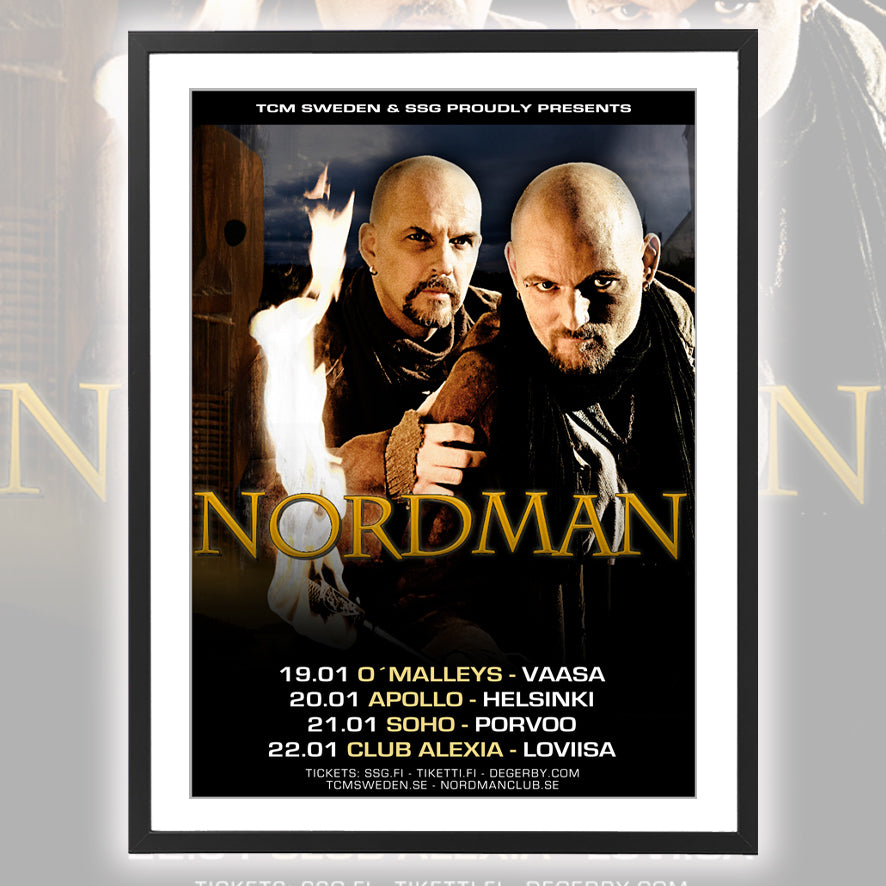 Nordman ★ Finland 2011 (tour poster - 3 variations)