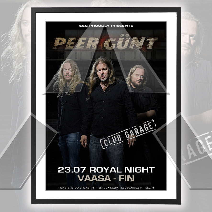 Peer ★ Gunt Vaasa Finland (tour poster)