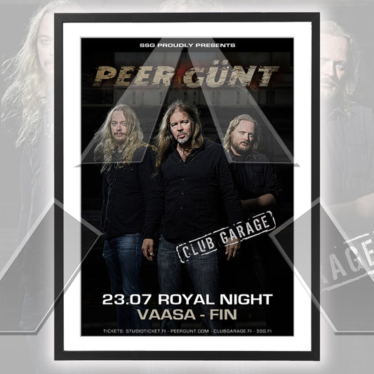 Peer ★ Gunt Vaasa Finland (tour poster)