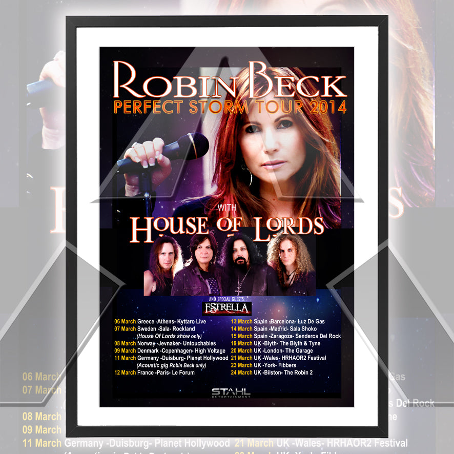 Robin Beck ★ Europe 2014 (tour poster)