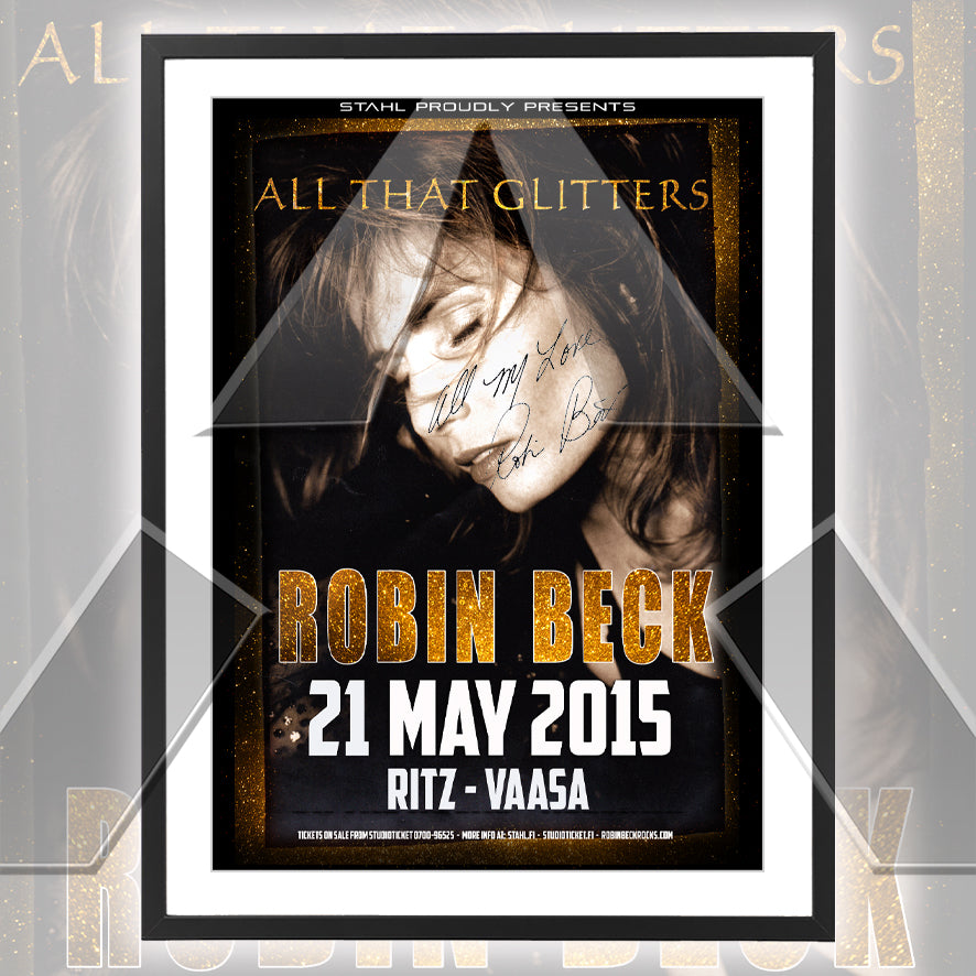 Robin Beck ★ Vaasa Finland 2015 (tour poster - 3 versions)