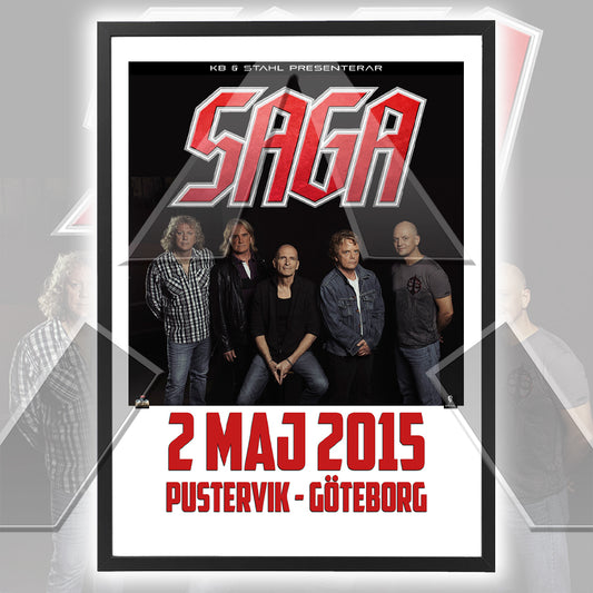 Saga ★ Gothenburg Sweden 2015 (tour poster - 2 versions)