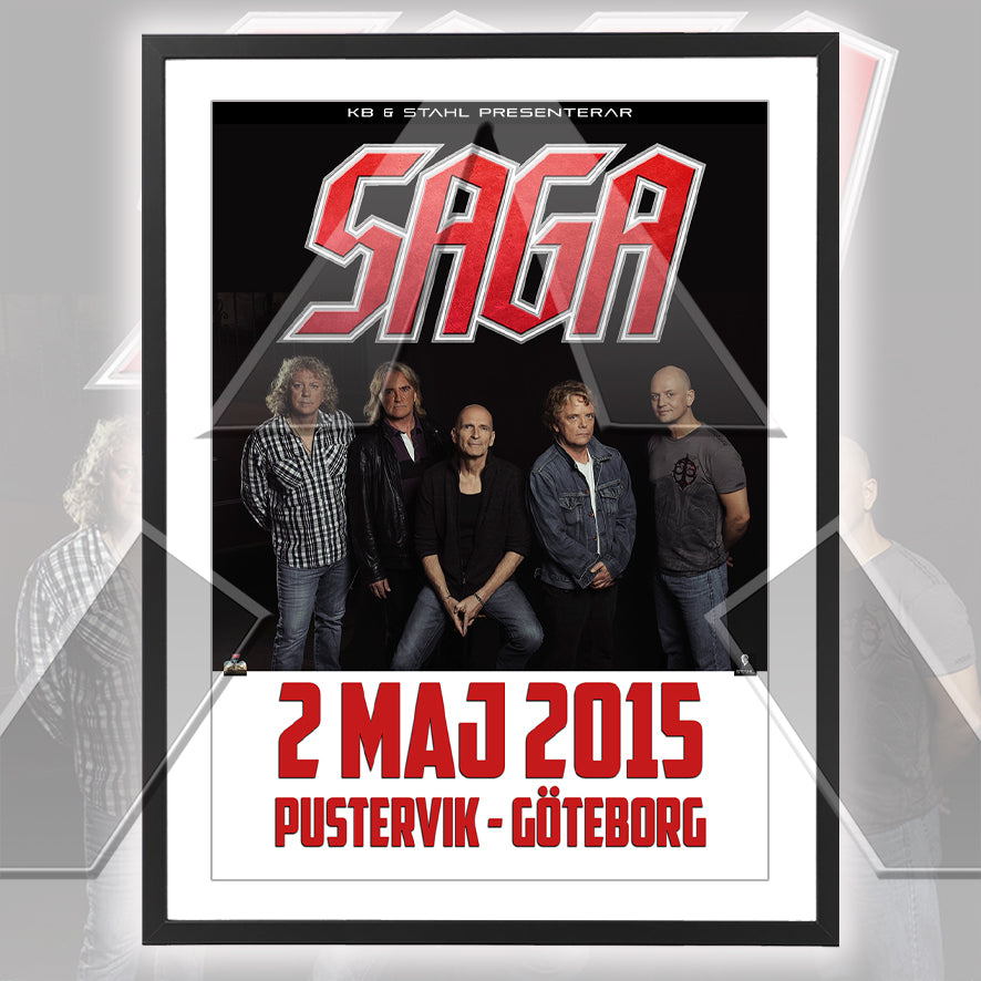Saga ★ Gothenburg Sweden 2015 (tour poster)
