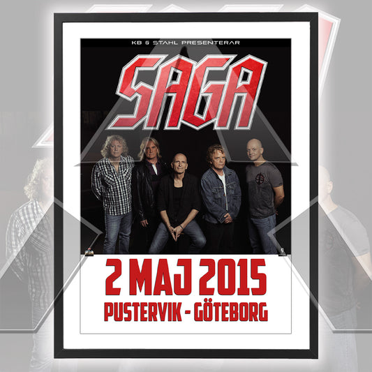 Saga ★ Gothenburg Sweden 2015 (tour poster)