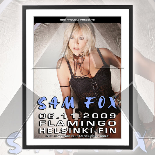Samantha Fox ★ Helsinki Finland 2009 (tour poster)