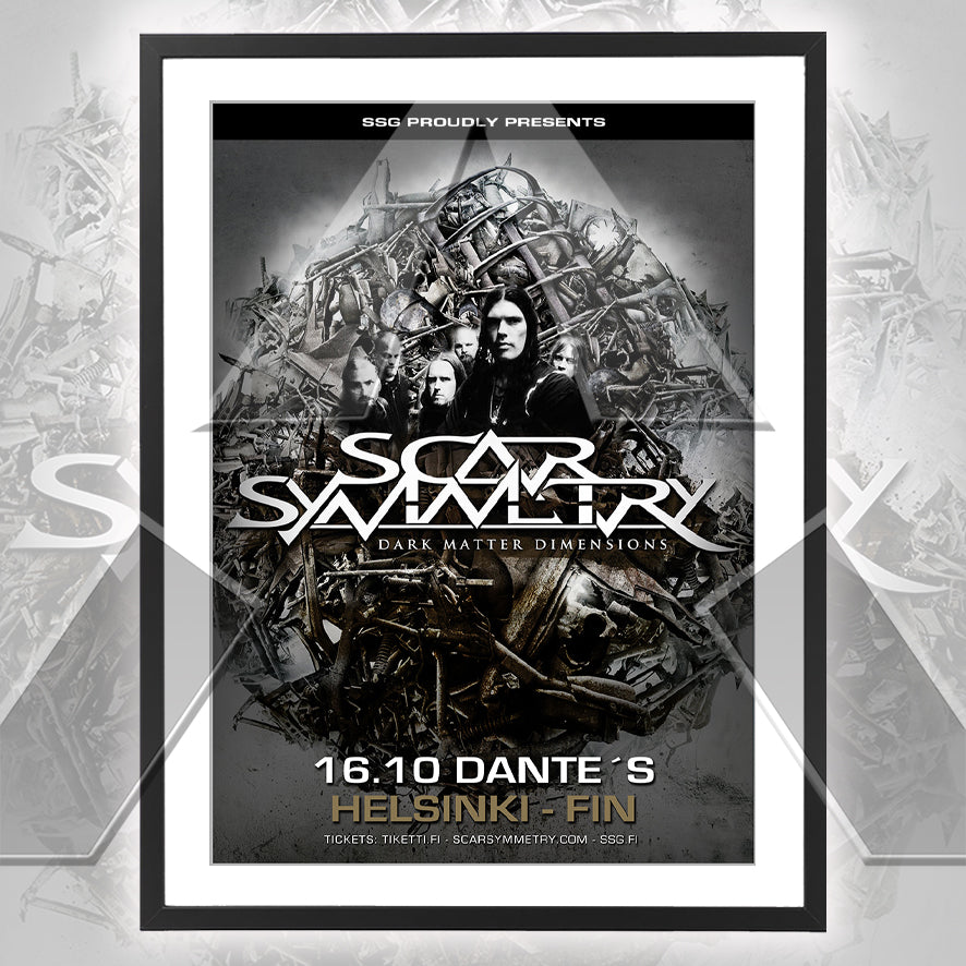 Scar Symmetry ★ Helsinki Finland 2010 (tour poster)