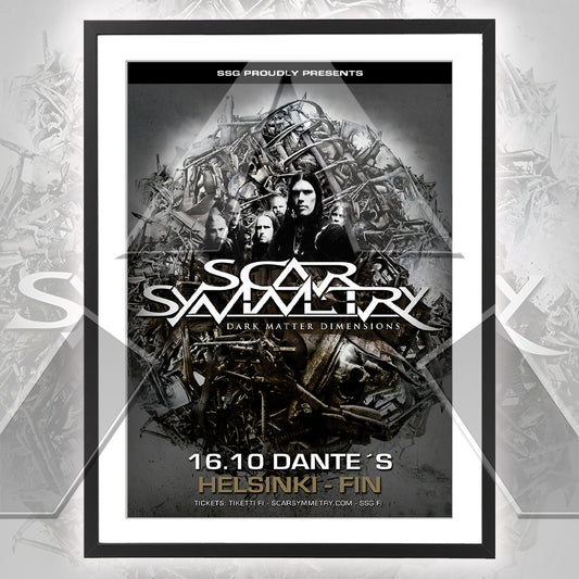 Scar Symmetry ★ Helsinki Finland 2010 (tour poster)