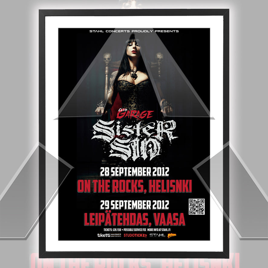 Sister Sin ★ Finland 2012 (tour poster)