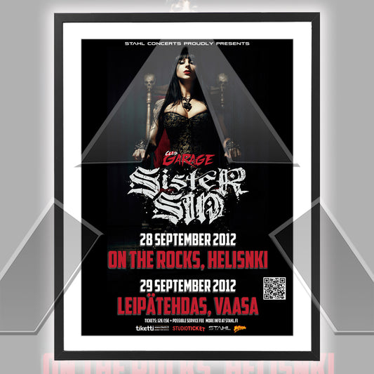 Sister Sin ★ Finland 2012 (tour poster)