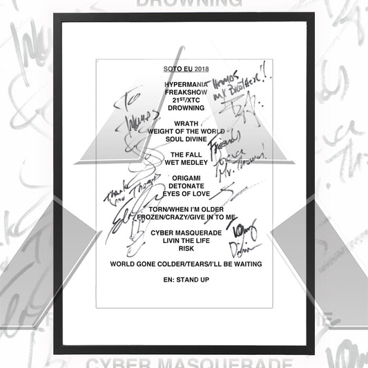 S.O.T.O ★ Europe 2018 (setlist - 2 variations)