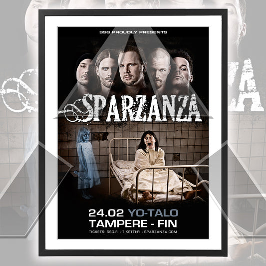 Sparzanza ★ Tampere Finland 2011 (tour poster)