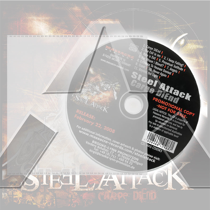 Steel Attack ★ Carpe DiEnd (cd album - 2 versions)