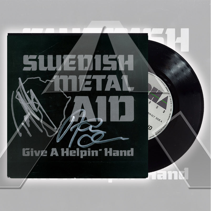 Swedish Metal Aid ★ Give a Helpin Hand (vinyl single - 2 variations)