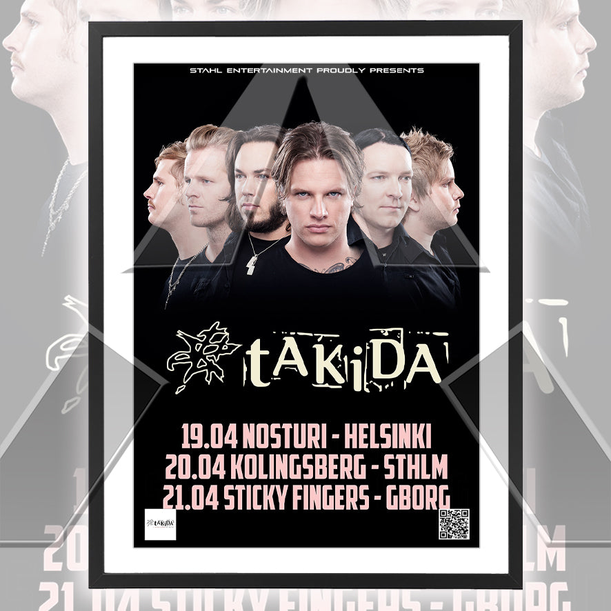 Takida ★  Finland 2016 (tour poster)