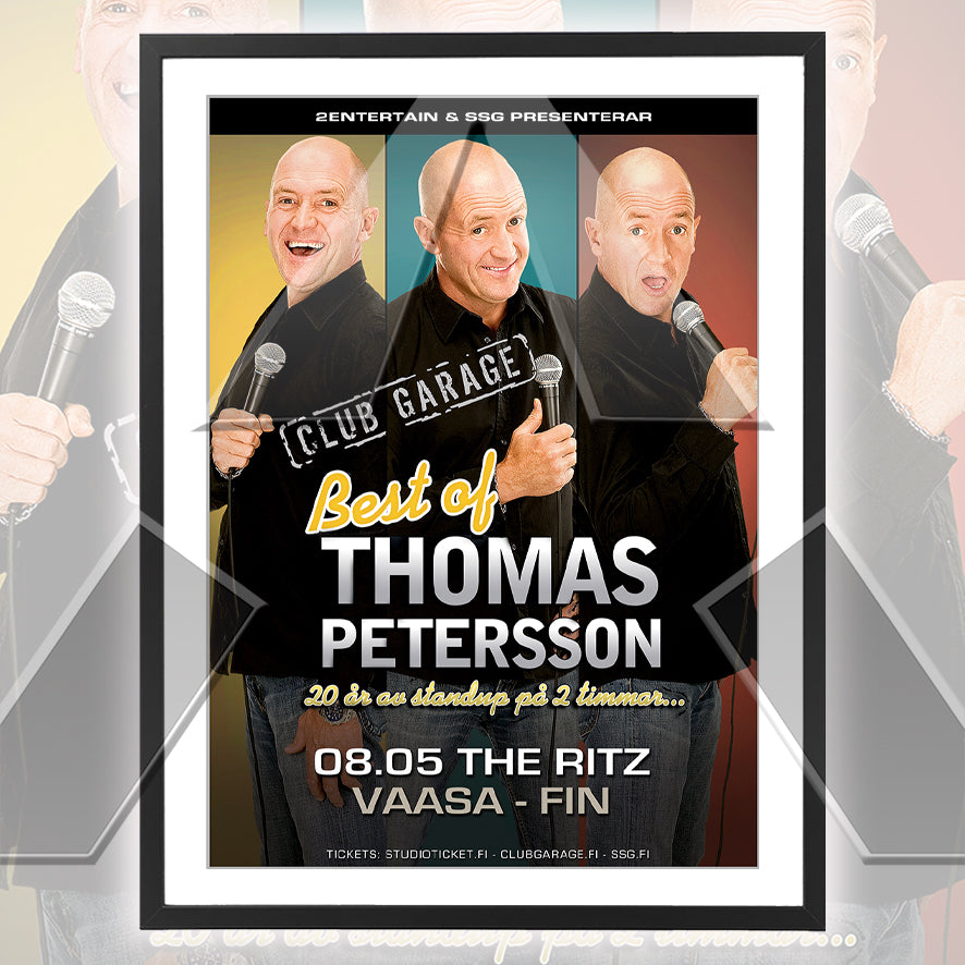 Thomas Petersson ★ Finland 2010 (tour poster - 3 variations)