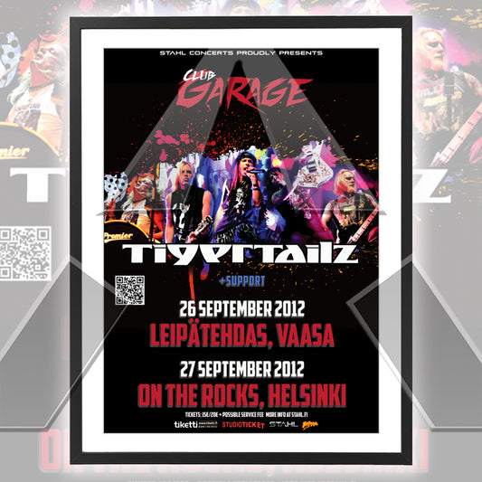 Tigertails ★ Finland 2012 (tour poster)