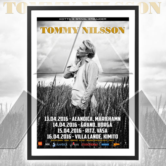 Tommy Nilsson ★  Finland 2016 (tour poster - 2 versions)