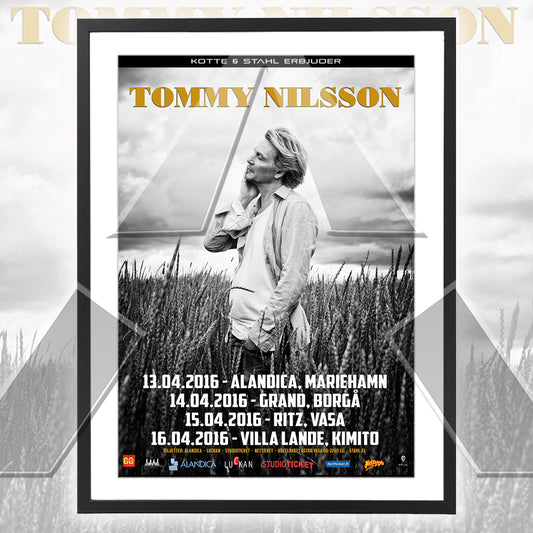 Tommy Nilsson ★  Finland 2016 (tour poster)