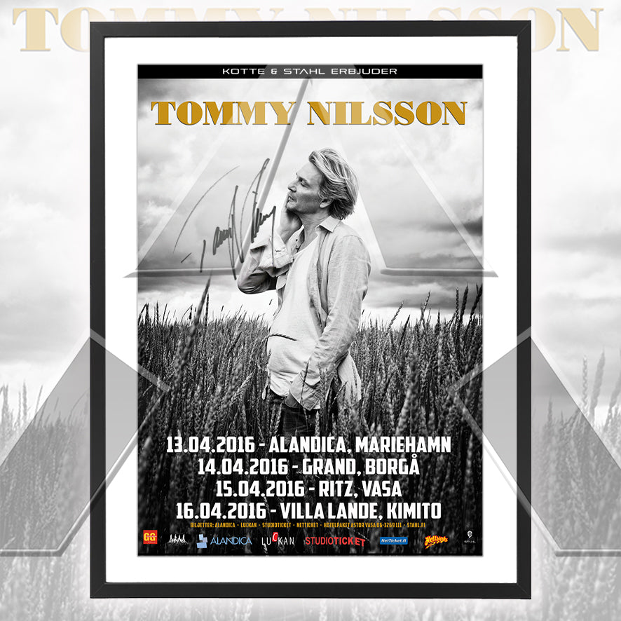 Tommy Nilsson ★ Finland 2016 (tour poster - 3 variations)